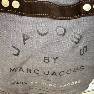 Marc Jacobs Zip canvas tote grey/ AUTHENTIC